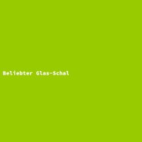 Beliebter Glas-Schal