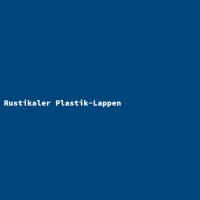 Rustikaler Plastik-Lappen