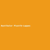 Rustikaler Plastik-Lappen