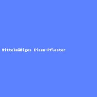 Mittelm&auml;&szlig;iges Eisen-Pflaster