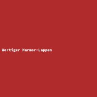Wertiger Marmor-Lappen